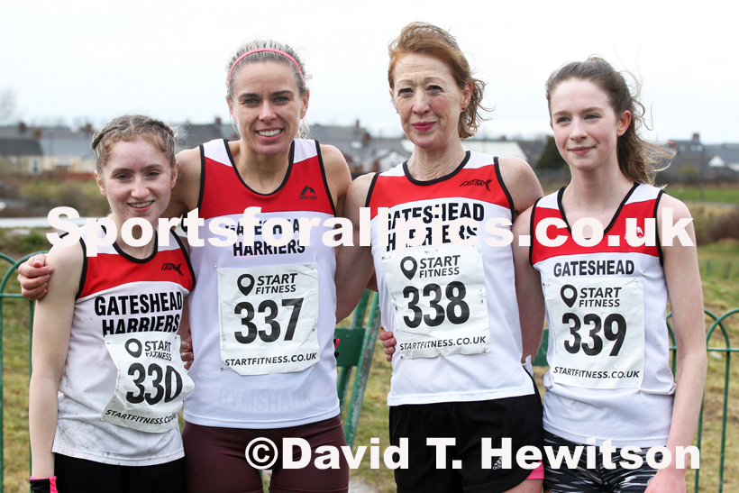 Senior womens and veterans NECAA Road Relays Champs., Hetton Lyons Oark, Hetton-le-Hole. Photo: David T. Hewitson/Sports for All Pics